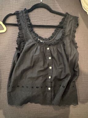 Madewell Black Blouse